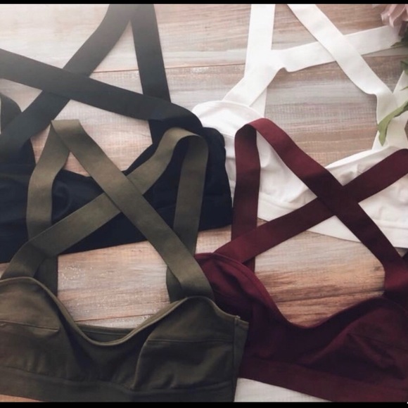 Tops - Heidi Cross Bralettes